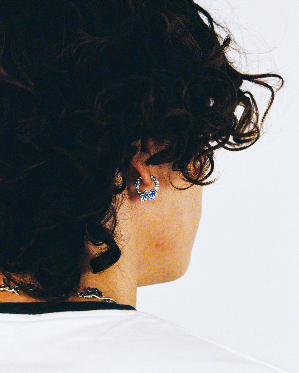 Blue Melted Stars Earrings