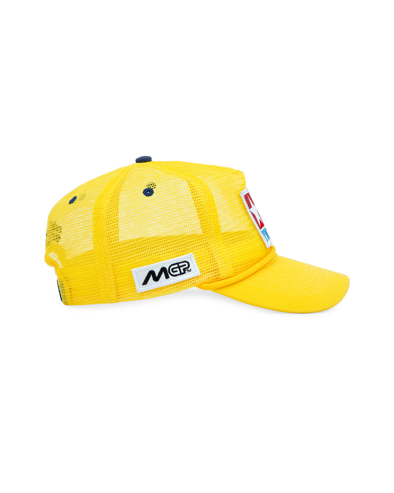Moto GP Yellow Trucker Cap