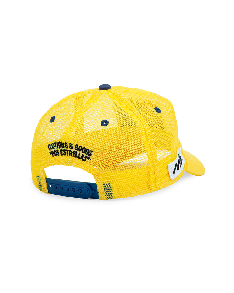 Moto GP Yellow Trucker Cap