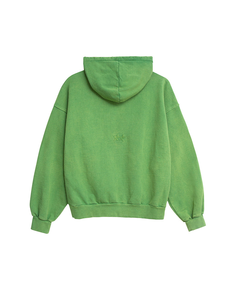 Icon Washed Green Zipper