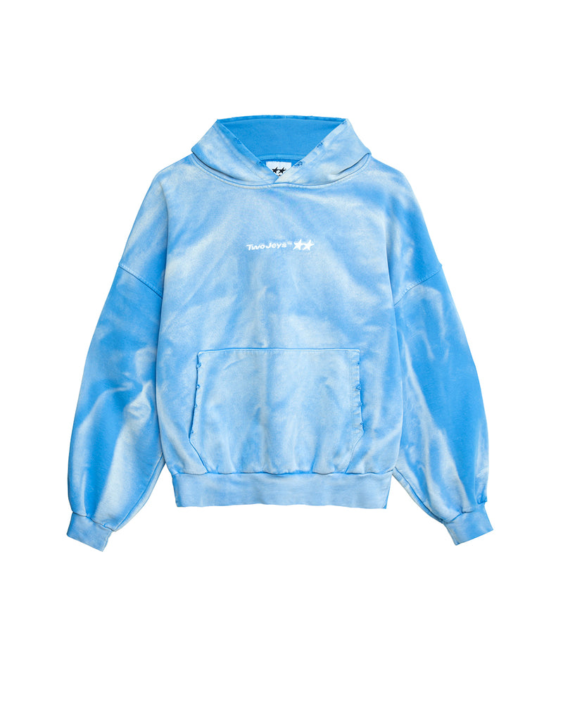 Sun Faded Blue Icon Hoodie