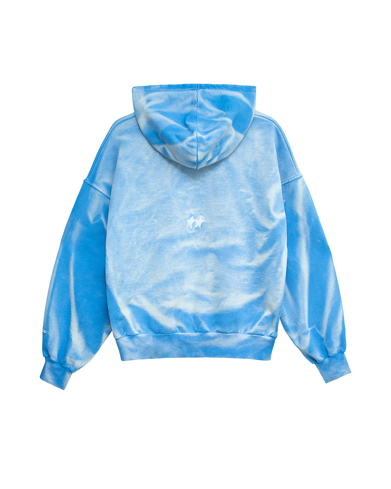 Sun Faded Blue Icon Hoodie