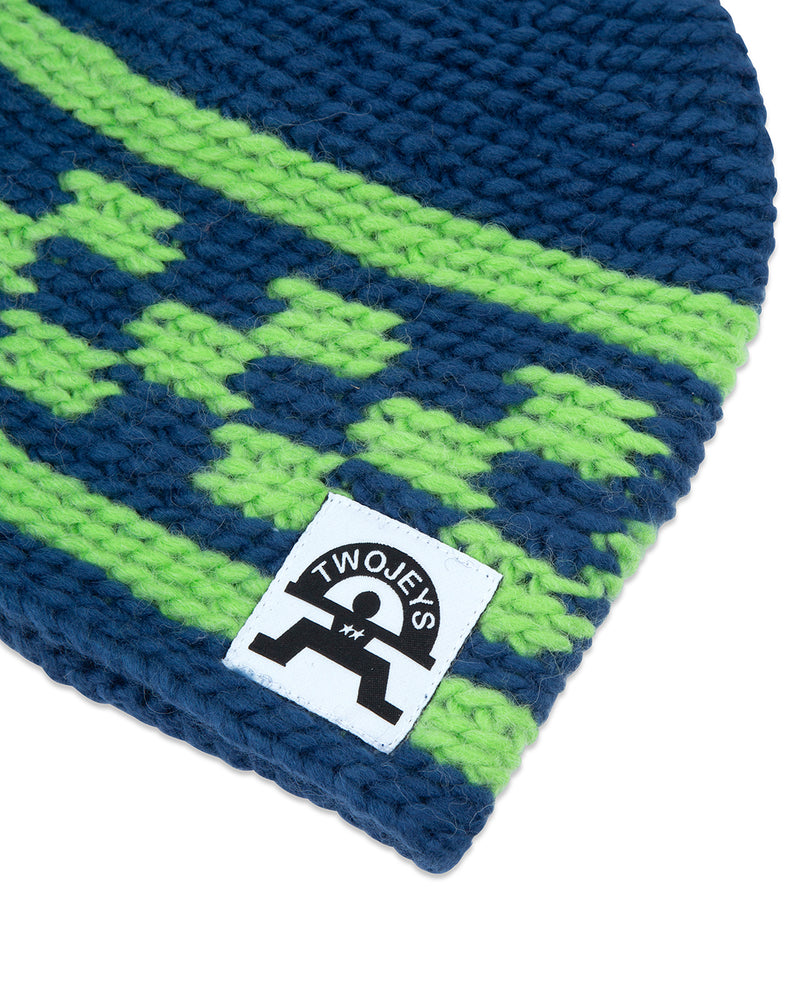 Knit Blue Beanie