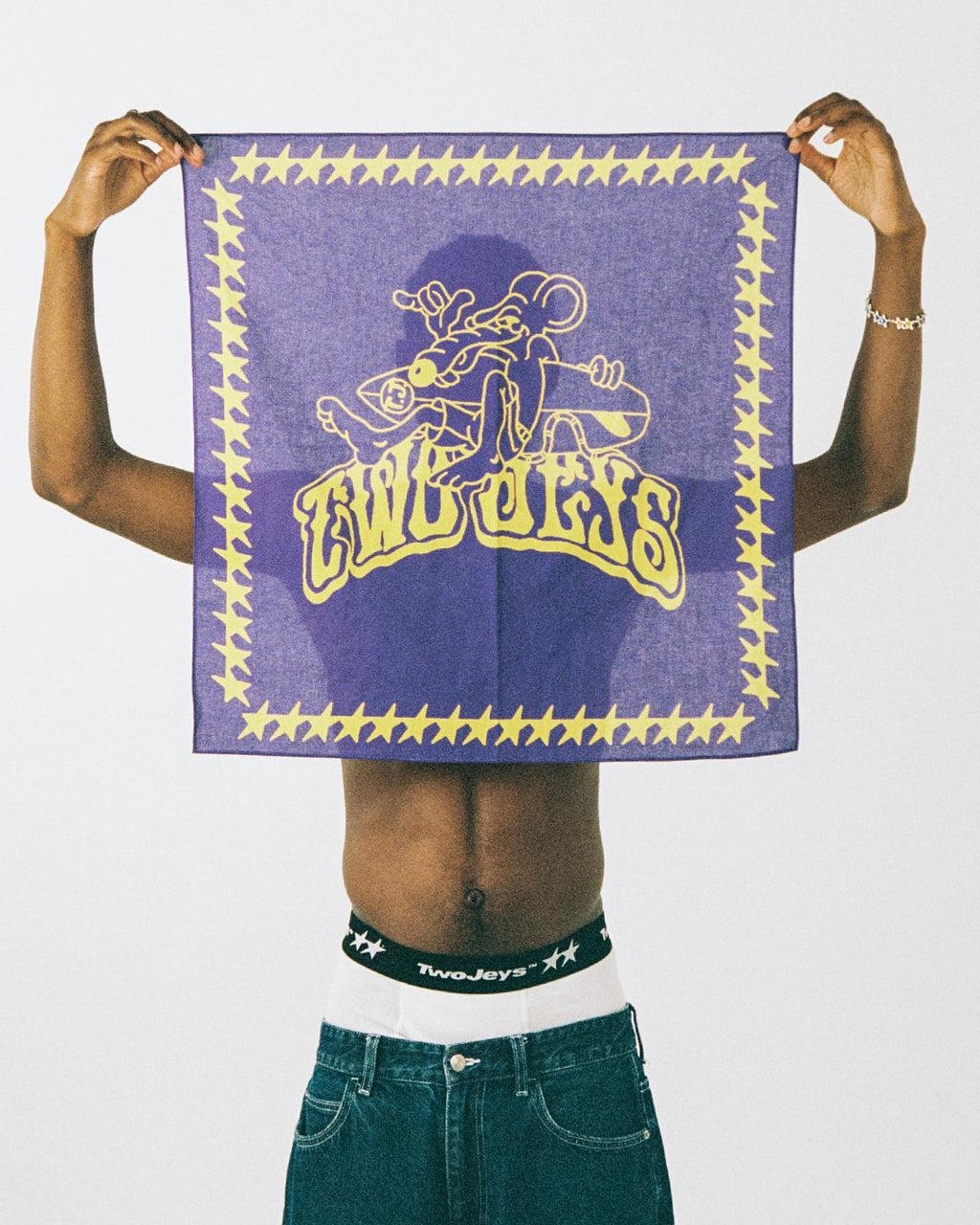 Purple Surf Rat Bandana