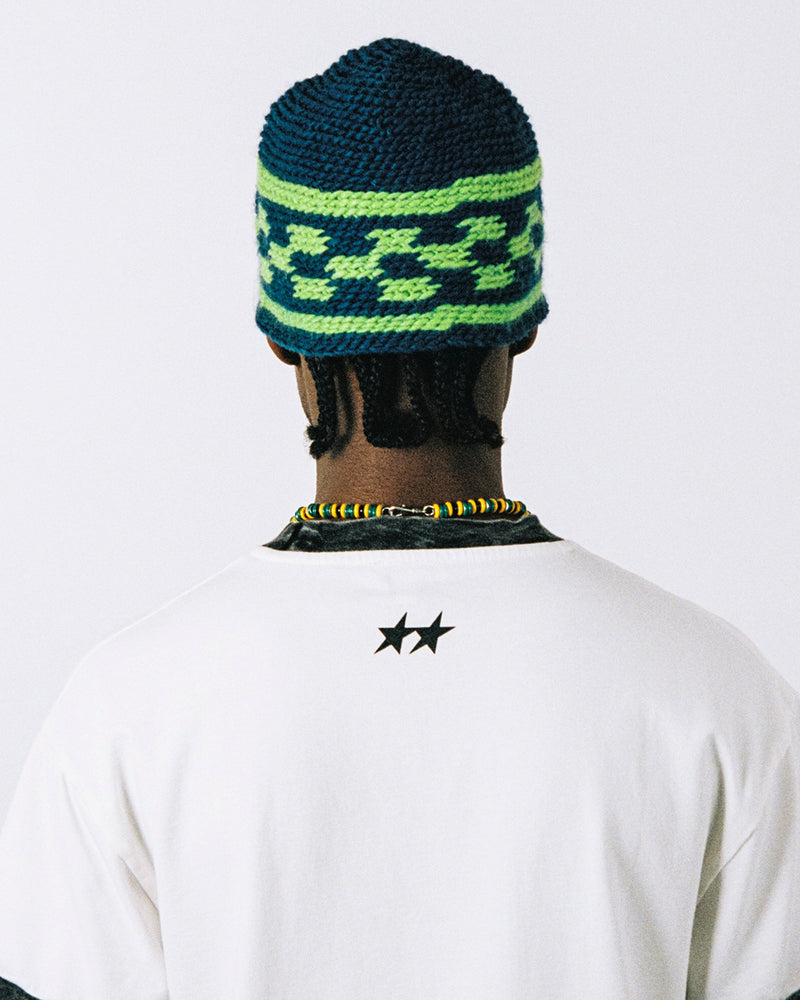 Knit Blue Beanie