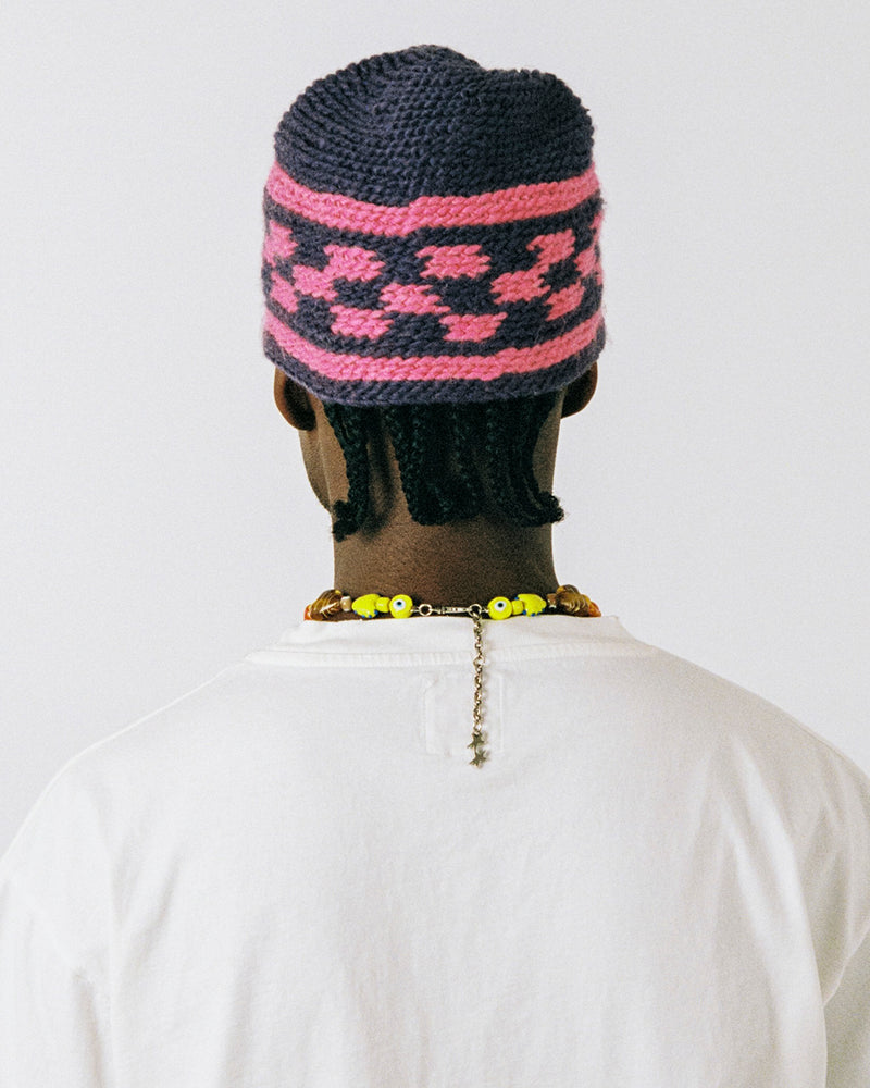 Knit Purple Beanie