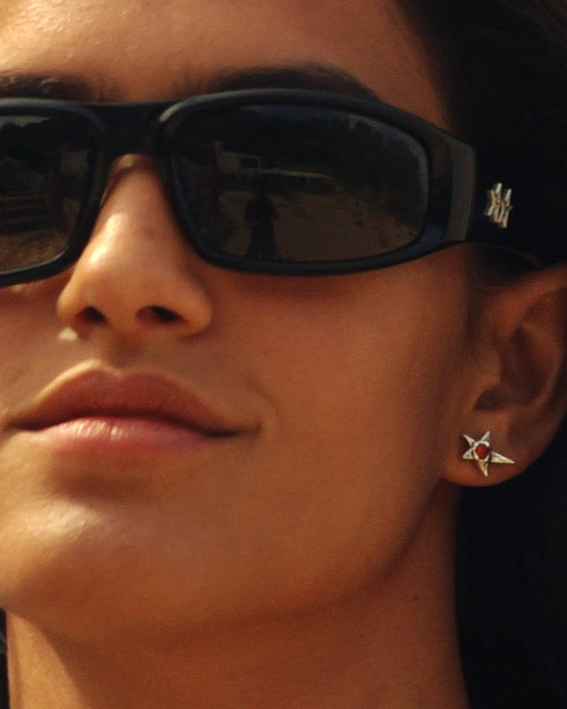 Red Stone Studs