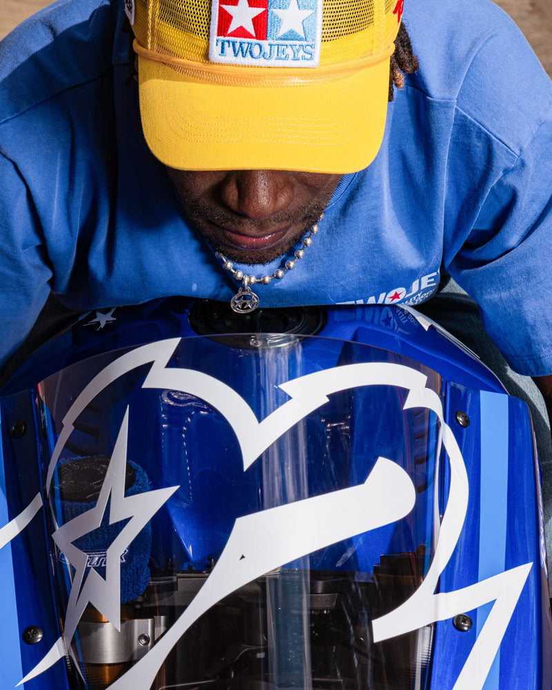 Moto GP Yellow Trucker Cap