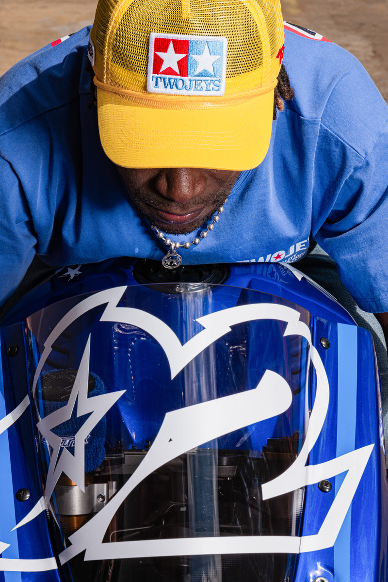 Moto GP Yellow Trucker Cap