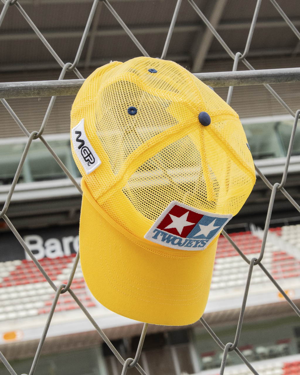 Moto GP Yellow Trucker Cap